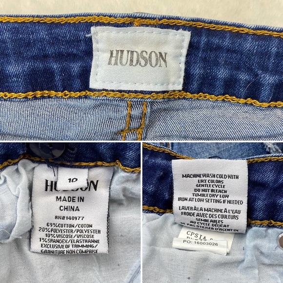 Hudson Kids Destructed Cut Off Shorts - Picture 6 of 6